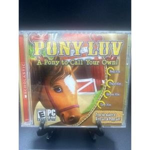 Pony Luv A Pony to Call Your Own CD-Rom PC Game Windows 98/2000/XP